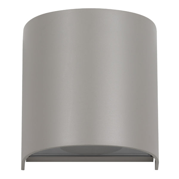 Telbix Miro 1 Exterior Wall Light Grey