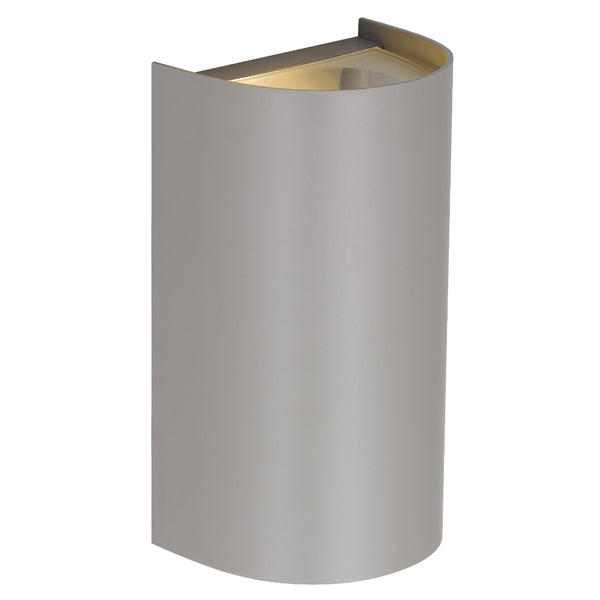 Telbix Miro 2 Exterior Wall Light Grey