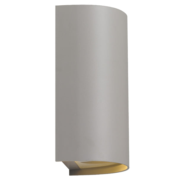 Telbix Miro 2 Exterior Wall Light Grey