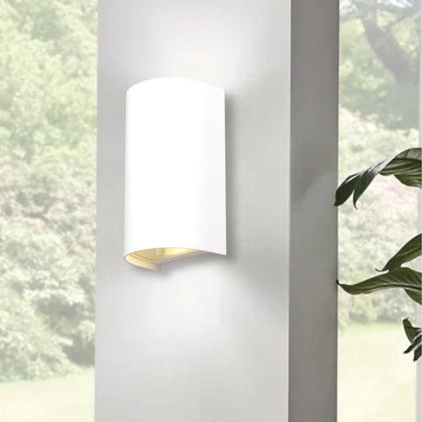 Telbix Miro 2 Exterior Wall Light White