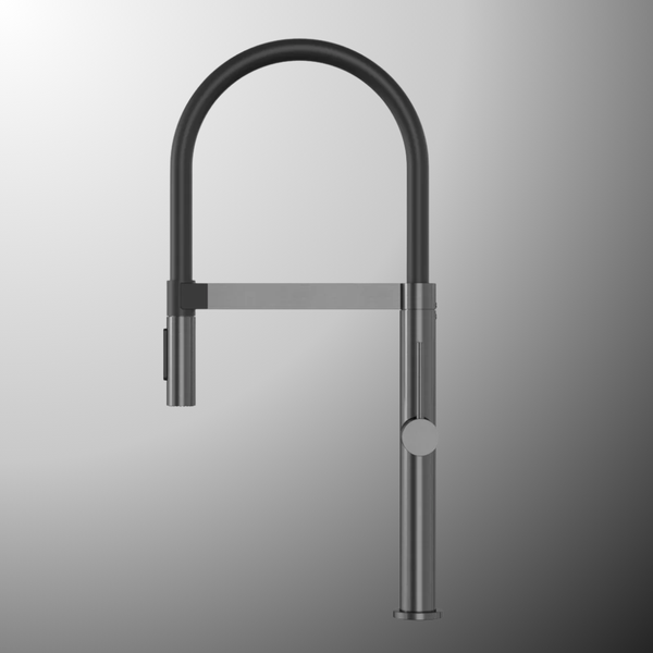 Meir Pull Down Kitchen Mixer with Magnetic Dock Shadow Gunmetal