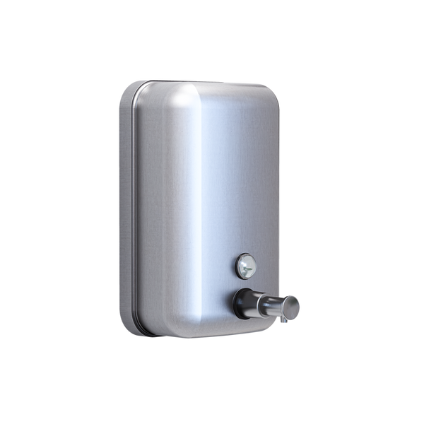 Metlam Ellipse Soap Dispenser Satin Stainless Steel