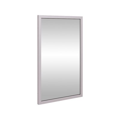 Metlam 760mm Framed Mirror In Satin Stainless Steel