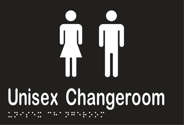 Metlam Unisex Changeroom Braille In Designer Black