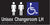 Metlam Unisex Accessible Changeroom Left Hand Braille In Designer Black