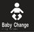 Metlam Baby Change Braille In Designer Black
