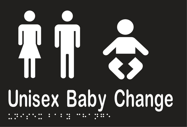 Metlam Unisex Baby Change Braille In Designer Black