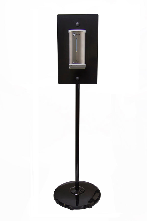 Metlam Hygiene Station Stand And Sanitiser Dispenser Kit In Stainless Steel