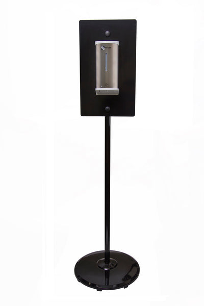 Metlam Hygiene Station Stand And Sanitiser Dispenser Kit In Stainless Steel