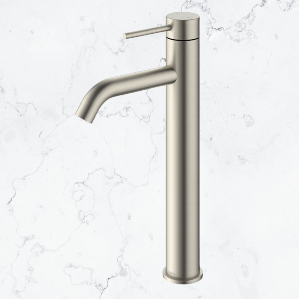 Methven Minimalist MK2 Hi Rise Basin Mixer Brushed Nickel