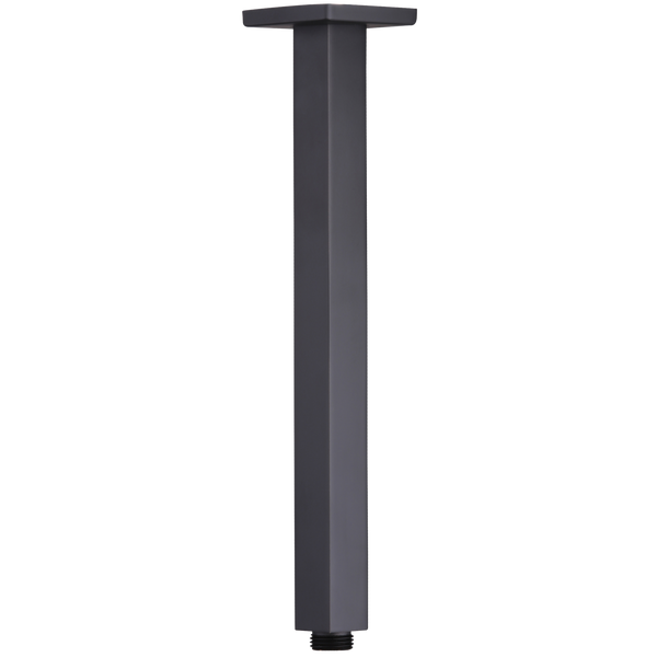 Oliveri Monaco Ceiling Mounted Shower Arm Matte Black