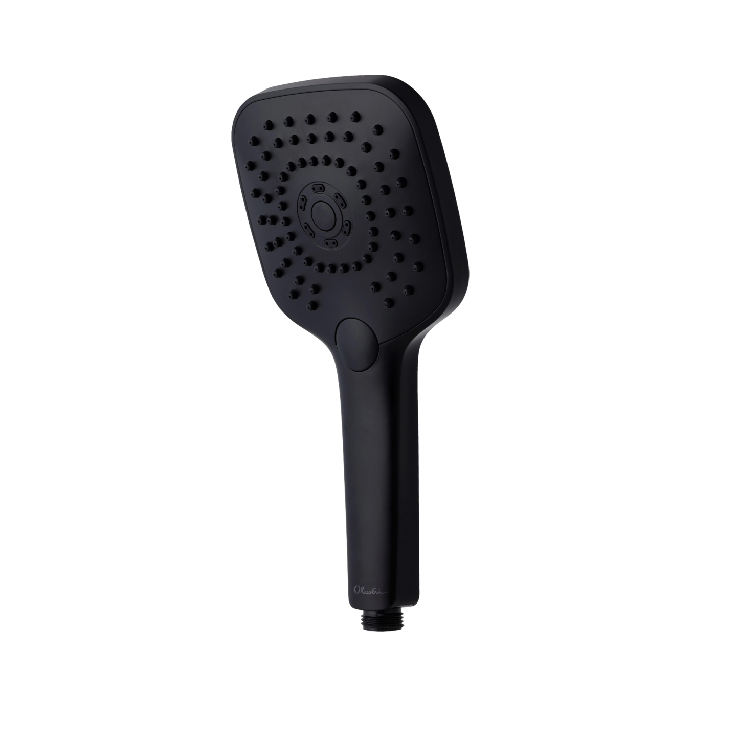Head only - Shower head diameter 120mm, 3 spray functions Product Feature Wels rating: 3 Stars, 9 l/minWels registration number: S13600Pressure rating (max and min): 150 kPa - 500 kPaWater supply: MainsMaterials: ABSFinish: Matte BlackShower head functions: Three spray functionsConnections: G 1/2 FemaleProduct weight: