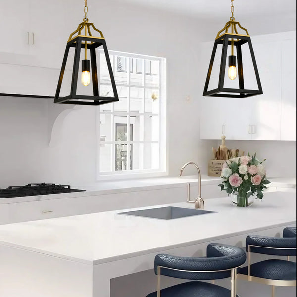 Telbix Monteal 1 Light Pendant Antique Gold