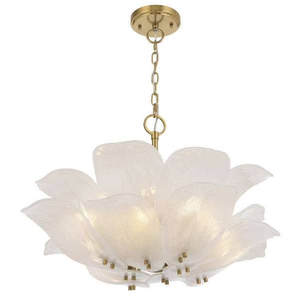 Telbix Monte 8 Light Pendant Brass
