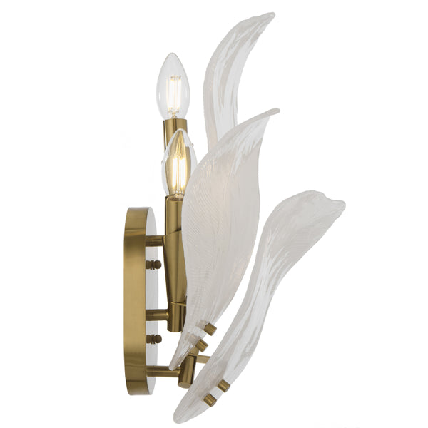 Telbix Monte 3 Light Wall Light Brass