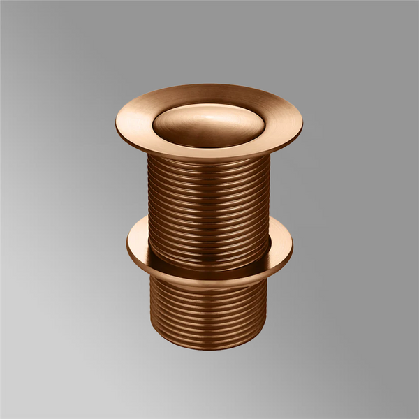Meir Basin Pop Up Waste 32mm No Overflow / Unslotted Lustre Bronze
