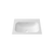 Otti Chloe 600mm Square Solid Surface Top With Basin Silk Matte White