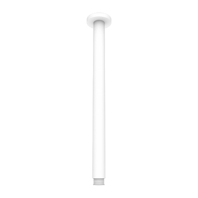 Round Ceiling Arm 300mm Matte White