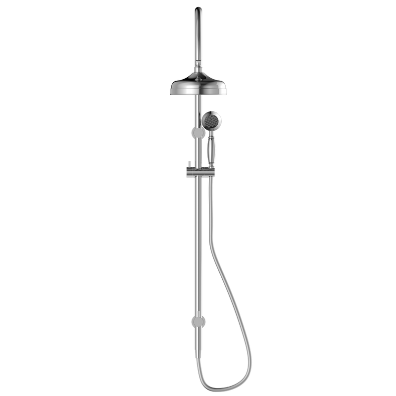 York Twin Shower with Metal Hand Shower Chrome