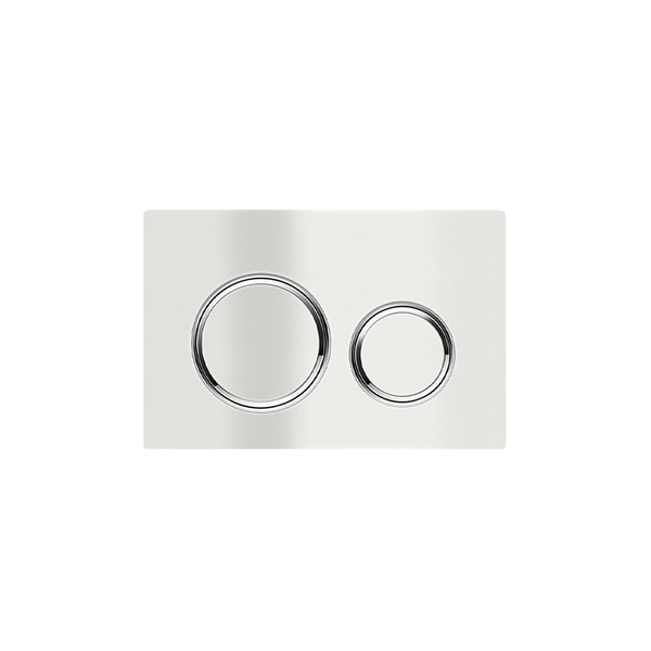 Meir Sigma 21 Dual Flush Plates For Geberit Brushed Nickel