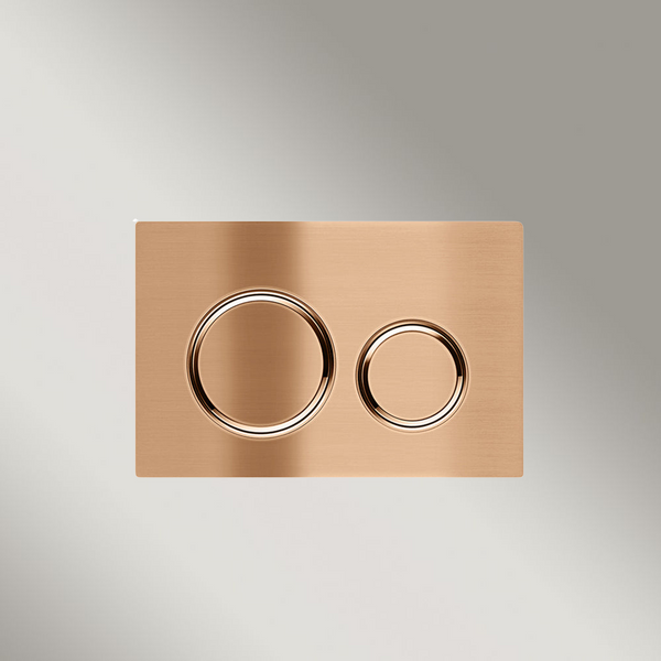 Meir Sigma 21 Dual Flush Plates For Geberit Lustre Bronze