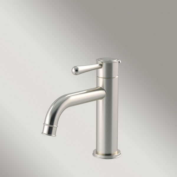 Meir Harrington Short Basin Mixer Brushed Nickel