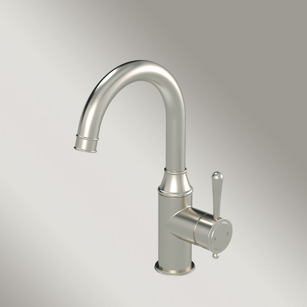 Meir Harrington Basin Mixer Brushed Nickel