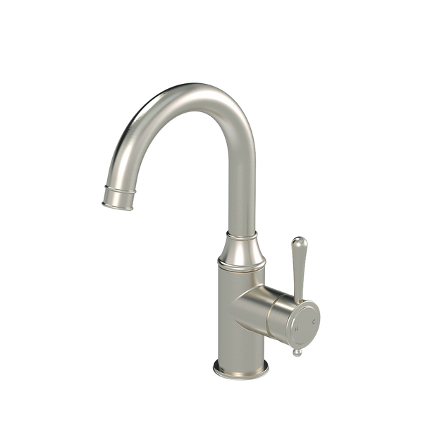 Meir Harrington Basin Mixer Brushed Nickel