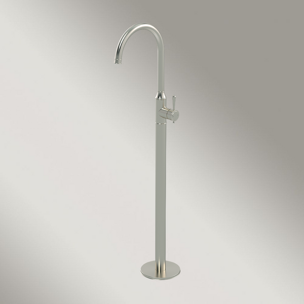 Meir Harrington Freestanding Bath Filler Brushed Nickel