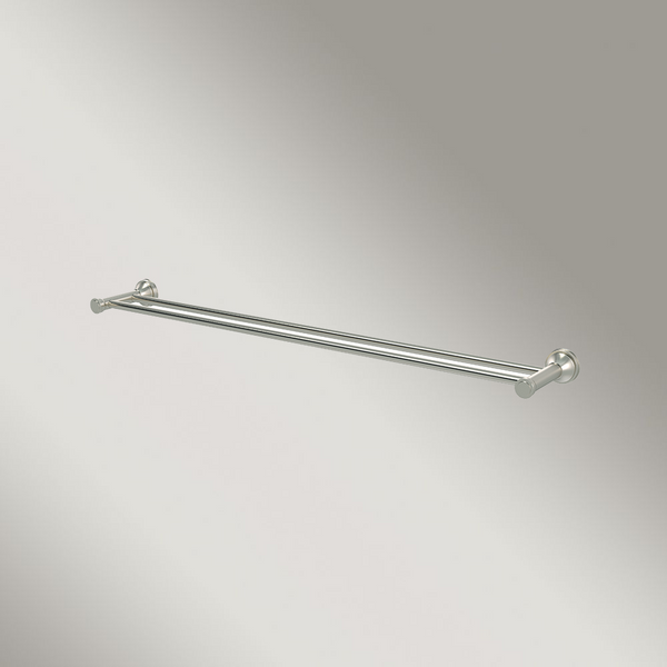 Meir Harrington Double Towel Rail Brushed Nickel