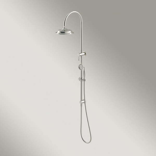 Meir Harrington Shower Rail Set Brushed Nickel