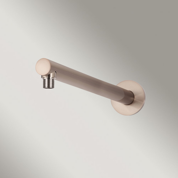 Meir Round Wall Shower Arm 400mm Champagne