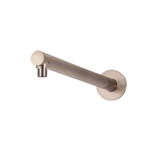 Meir Round Wall Shower Arm 400mm Champagne