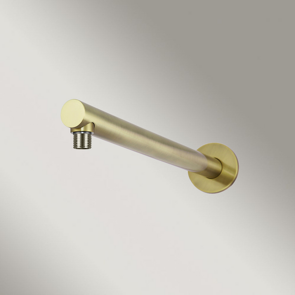 Meir Round Wall Shower Arm 400mm Tiger Bronze