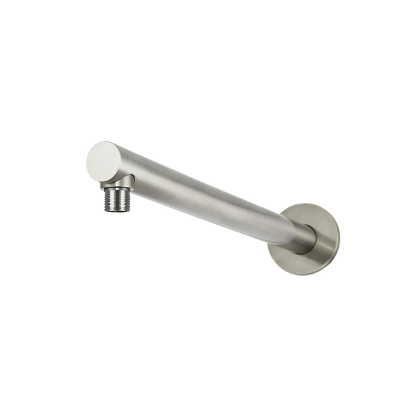 Meir Round Wall Shower Arm 400mm Brushed Nickel