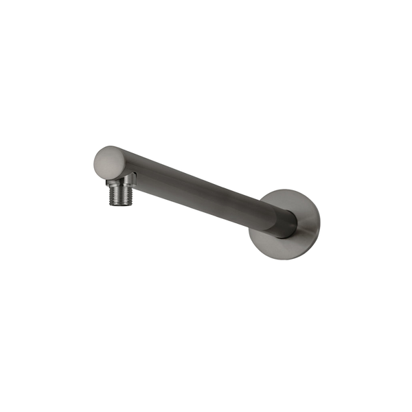 Meir Round Wall Shower Arm 400mm Shadow Gunmetal