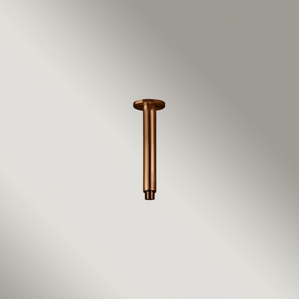 Meir Round Ceiling Shower Arm 150mm Lustre Bronze