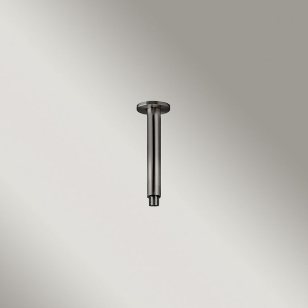 Meir Round Ceiling Shower Arm 150mm Shadow Gunmetal