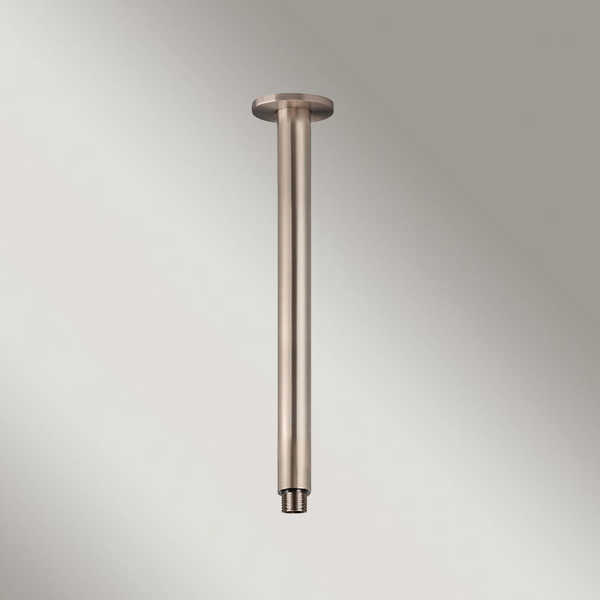 Meir Round Ceiling Shower Arm 300mm Champagne