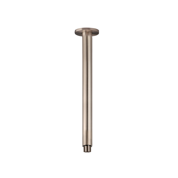 Meir Round Ceiling Shower Arm 300mm Champagne