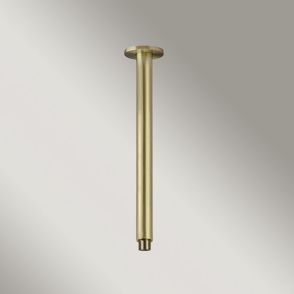 Meir Round Ceiling Shower Arm 300mm Tiger Bronze