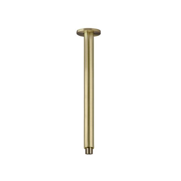 Meir Round Ceiling Shower Arm 300mm Tiger Bronze