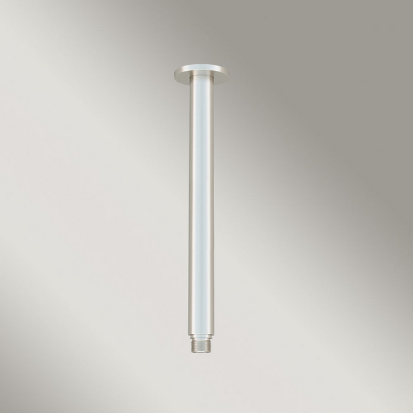 Meir Round Ceiling Shower Arm 300mm Brushed Nickel