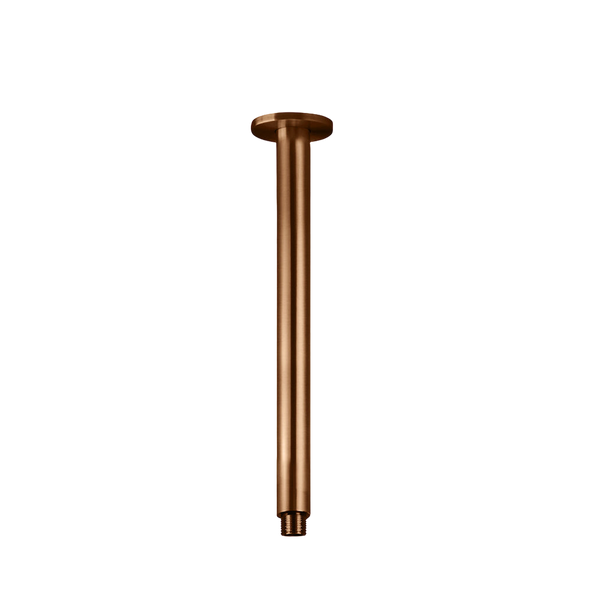 Meir Round Ceiling Shower Arm 300mm Lustre Bronze
