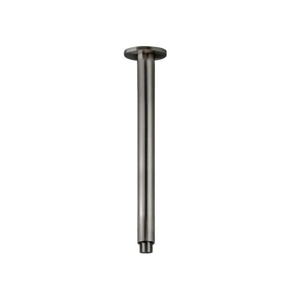 Meir Round Ceiling Shower Arm 300mm Shadow Gunmetal