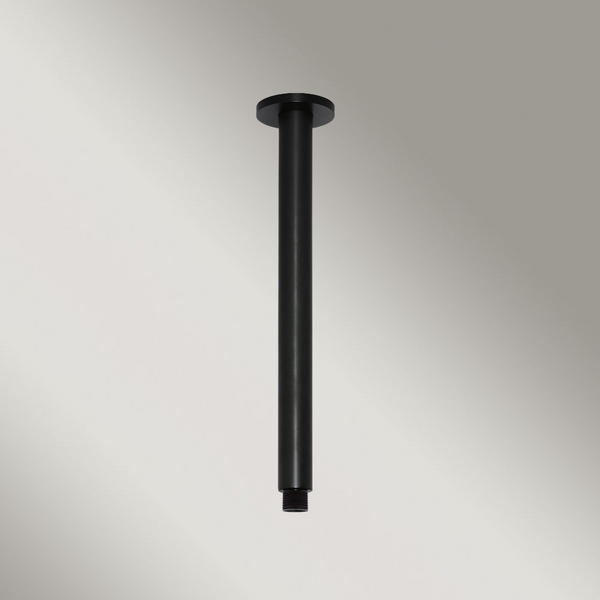 Meir Round Ceiling Shower Arm 300mm Matte Black