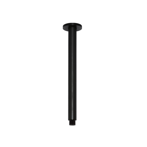 Meir Round Ceiling Shower Arm 300mm Matte Black