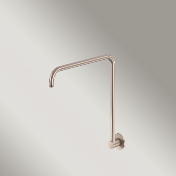 Meir High Rise Shower Arm Champagne