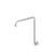 Meir High Rise Shower Arm Polished Chrome