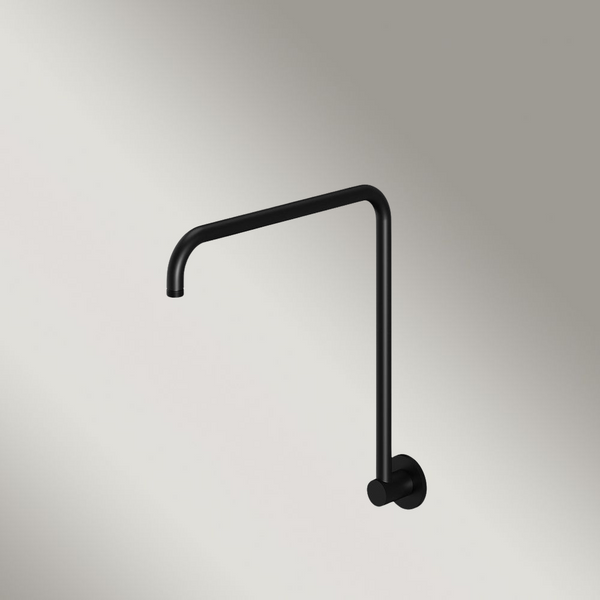Meir High Rise Shower Arm Matte Black